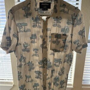 NWOT Chubbie’s Friday Ranch Button Shirt Men’s Size Small